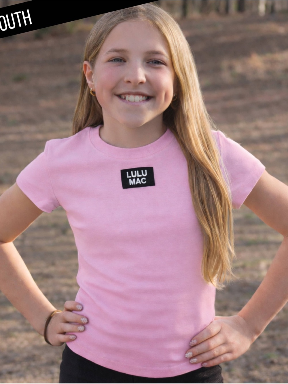 Lulu Mac Kids Light Pink Baby Doll Top